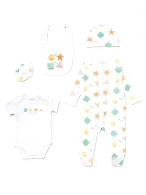 5 Piece 'Shapes' Gift Set