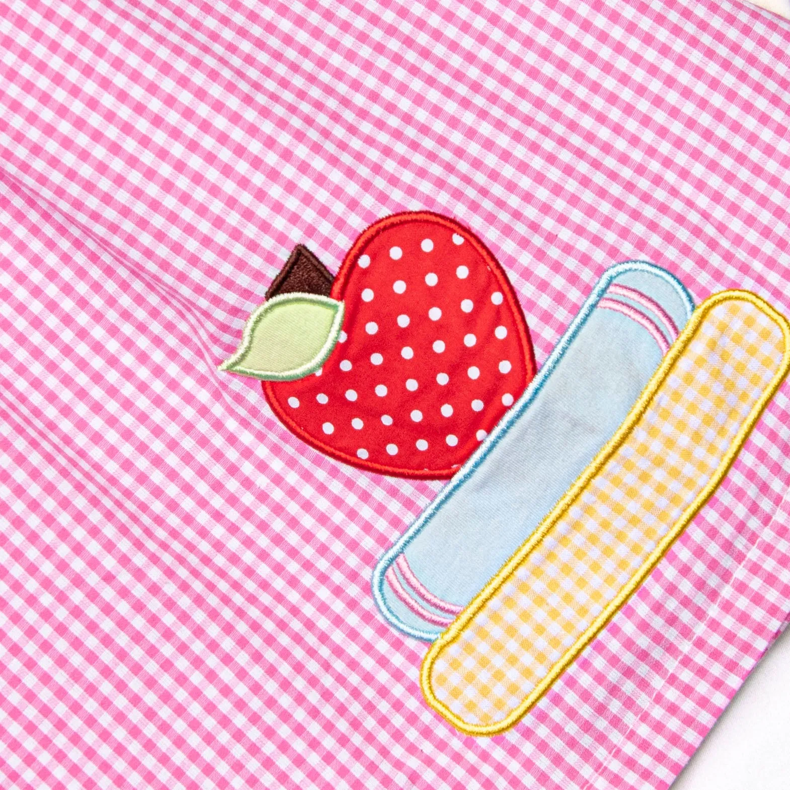 A  Honor Roll Applique Dress, Pink