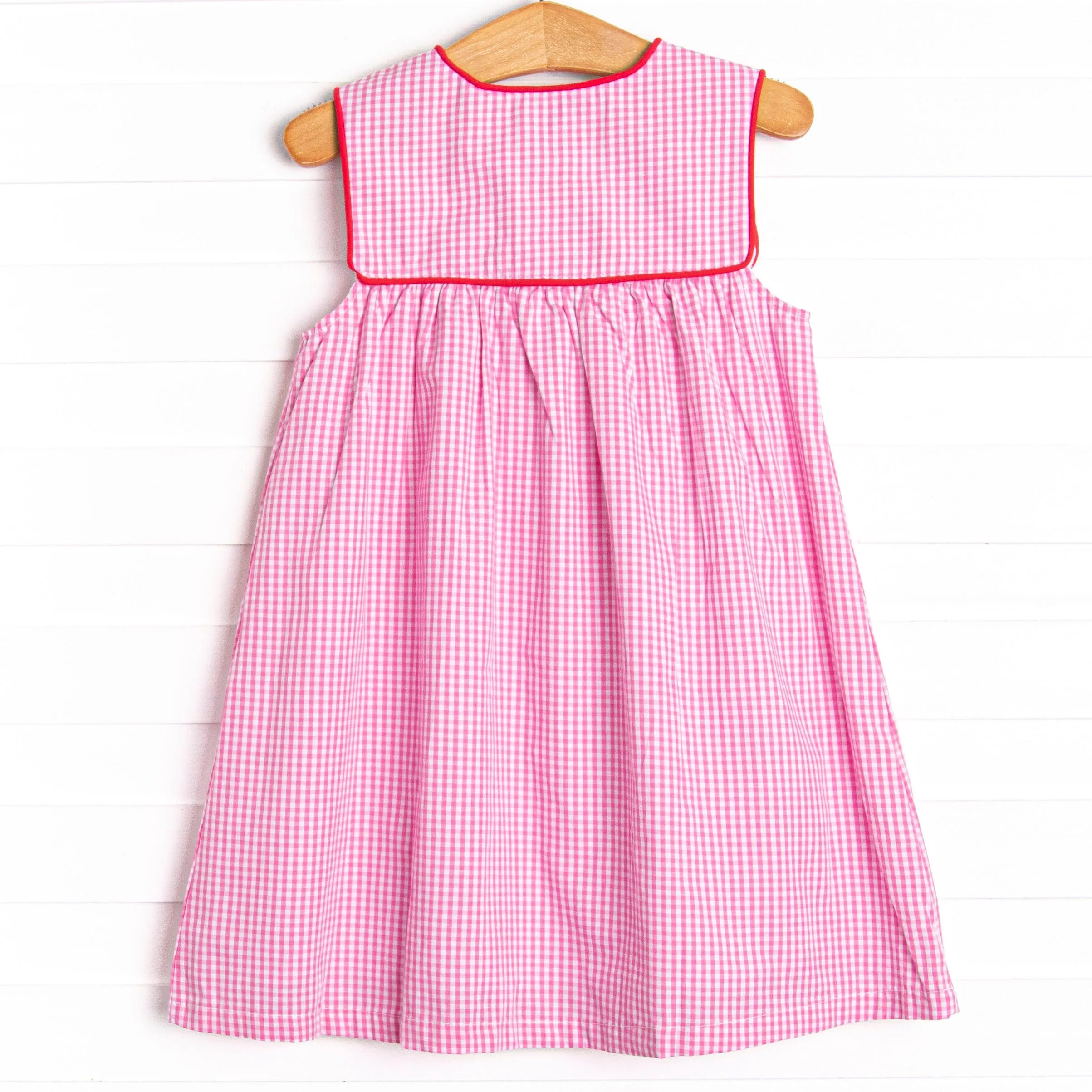 A  Honor Roll Applique Dress, Pink