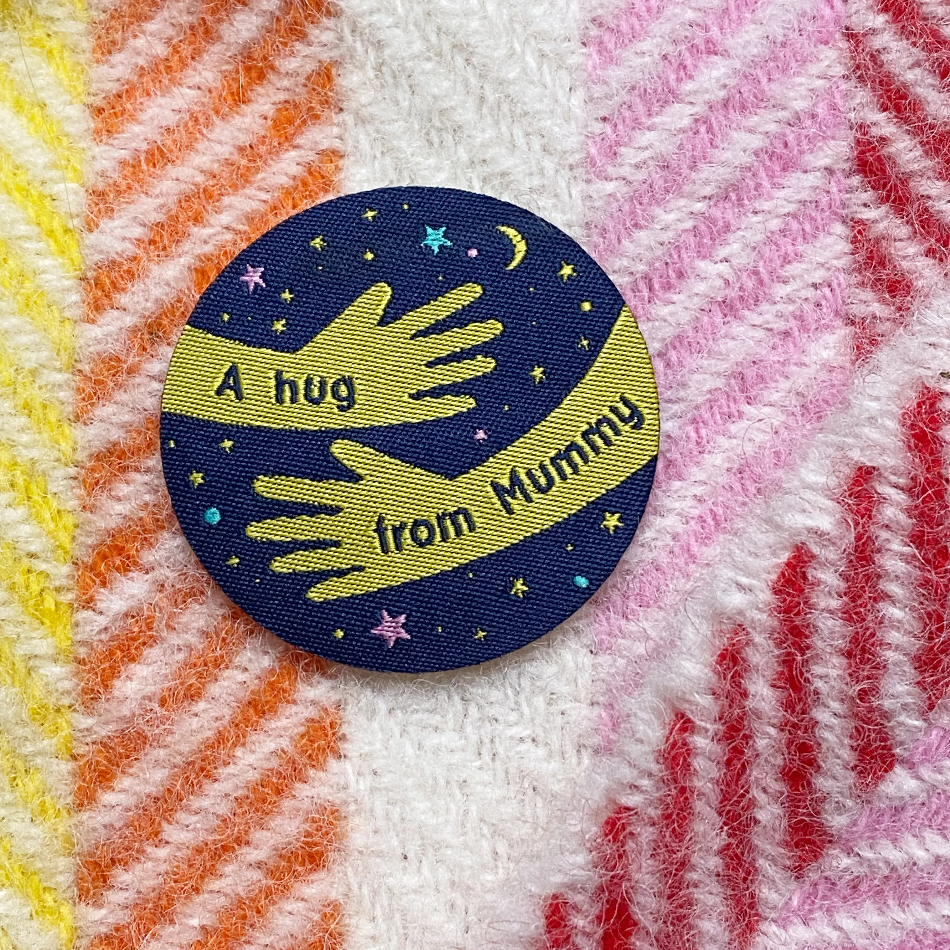 A Hug From Mummy Fabric Patch
