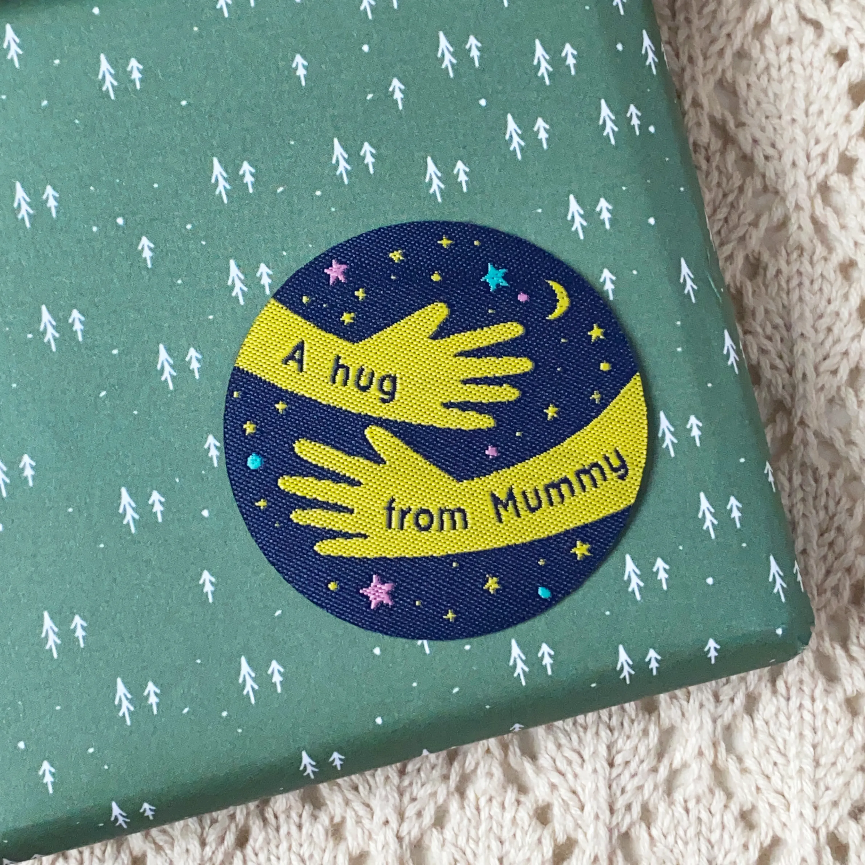 A Hug From Mummy Fabric Patch