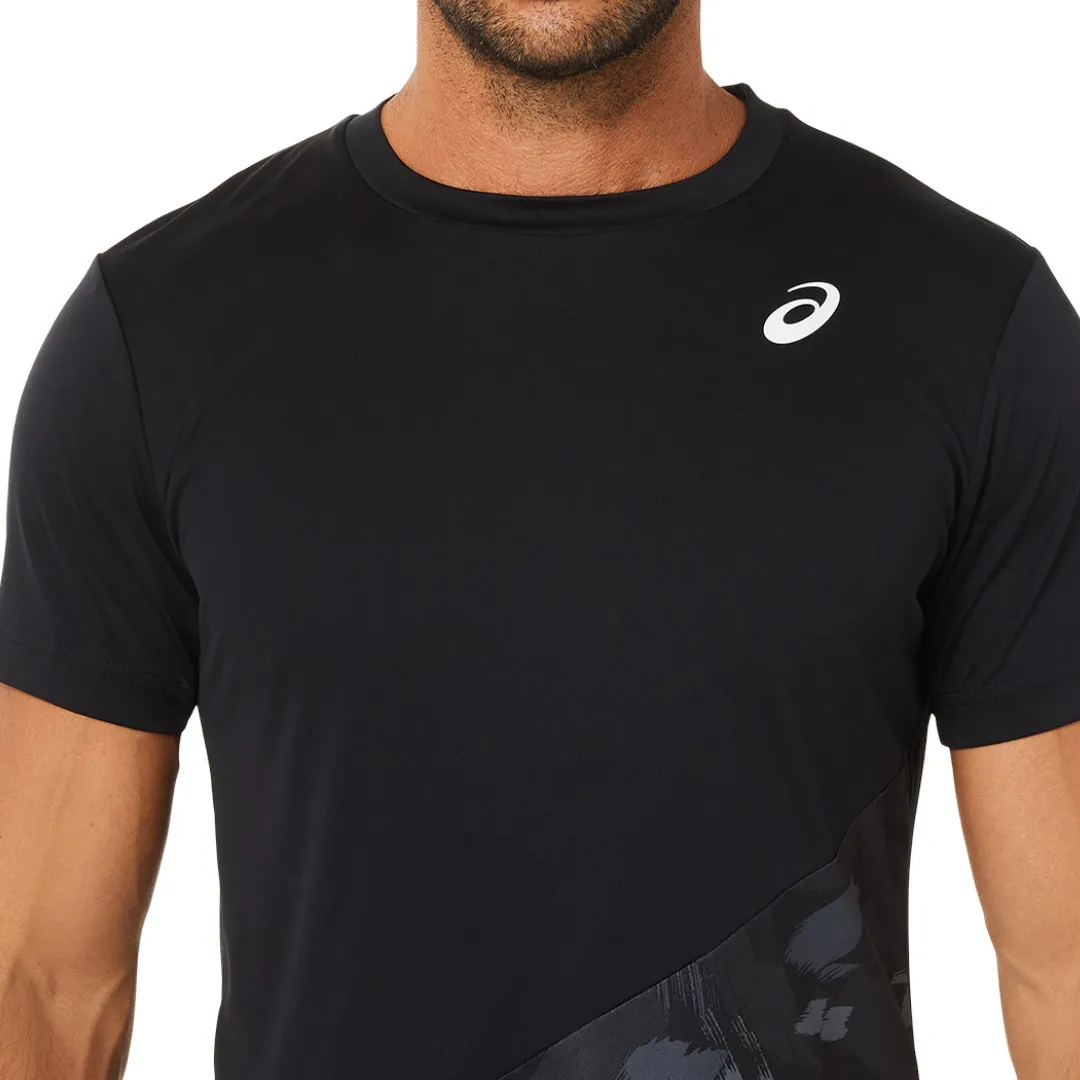 Asics Court Graphic SS Top 2022 - Performance Black