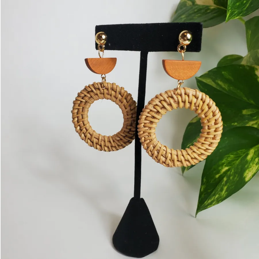 Bamboo Stud Earring