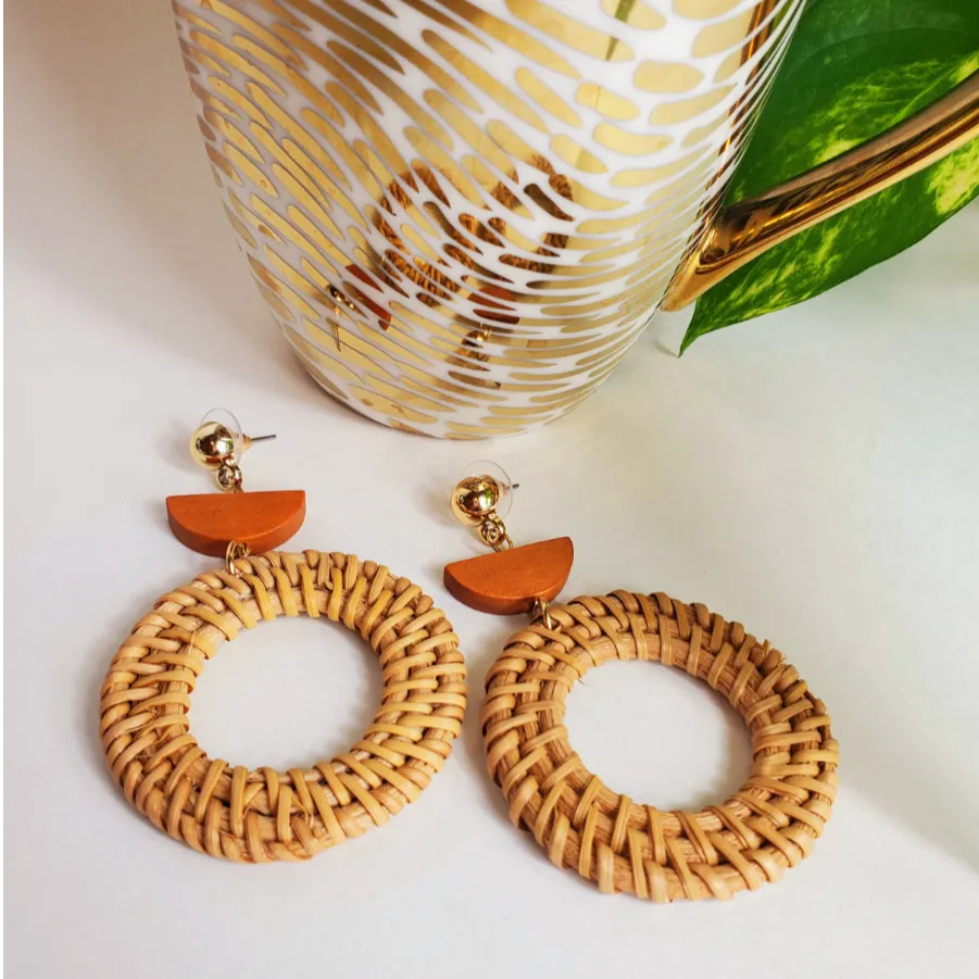 Bamboo Stud Earring