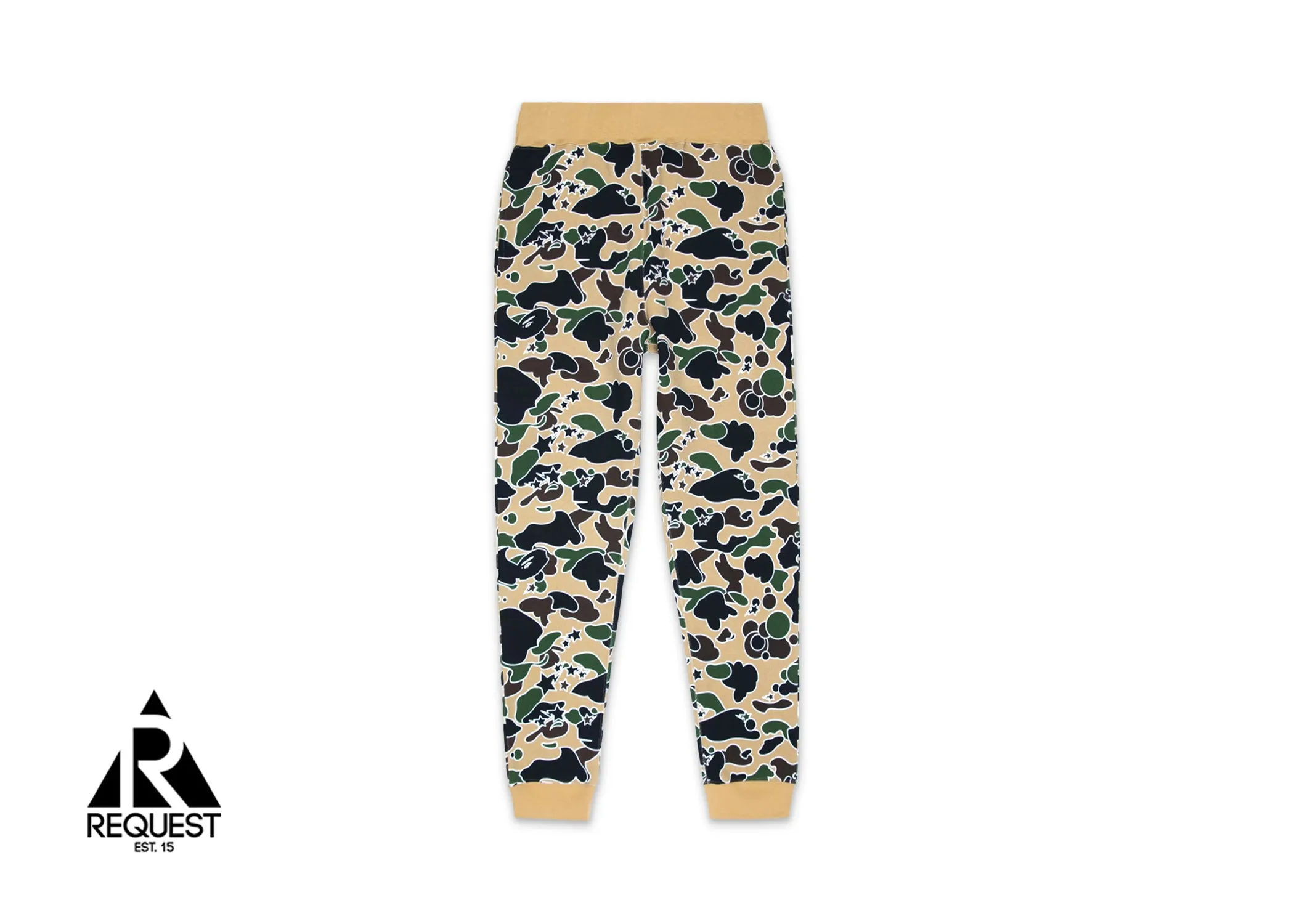 BAPE Sta Camo Sweatpants "Yellow"