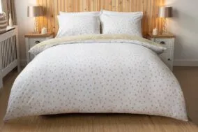 Belledorm Snowfall Cream Duvet Set
