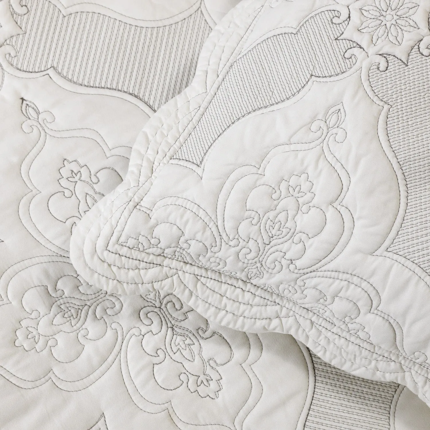 Bianca Bedding MADISON BEDSPREAD SET WHITE