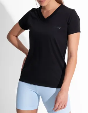BLACK BASIC TEE