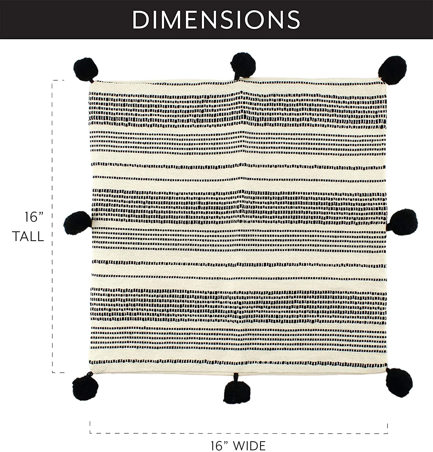 Boho Farmhouse Throw Pillow Covers (Case of 25 Sets)