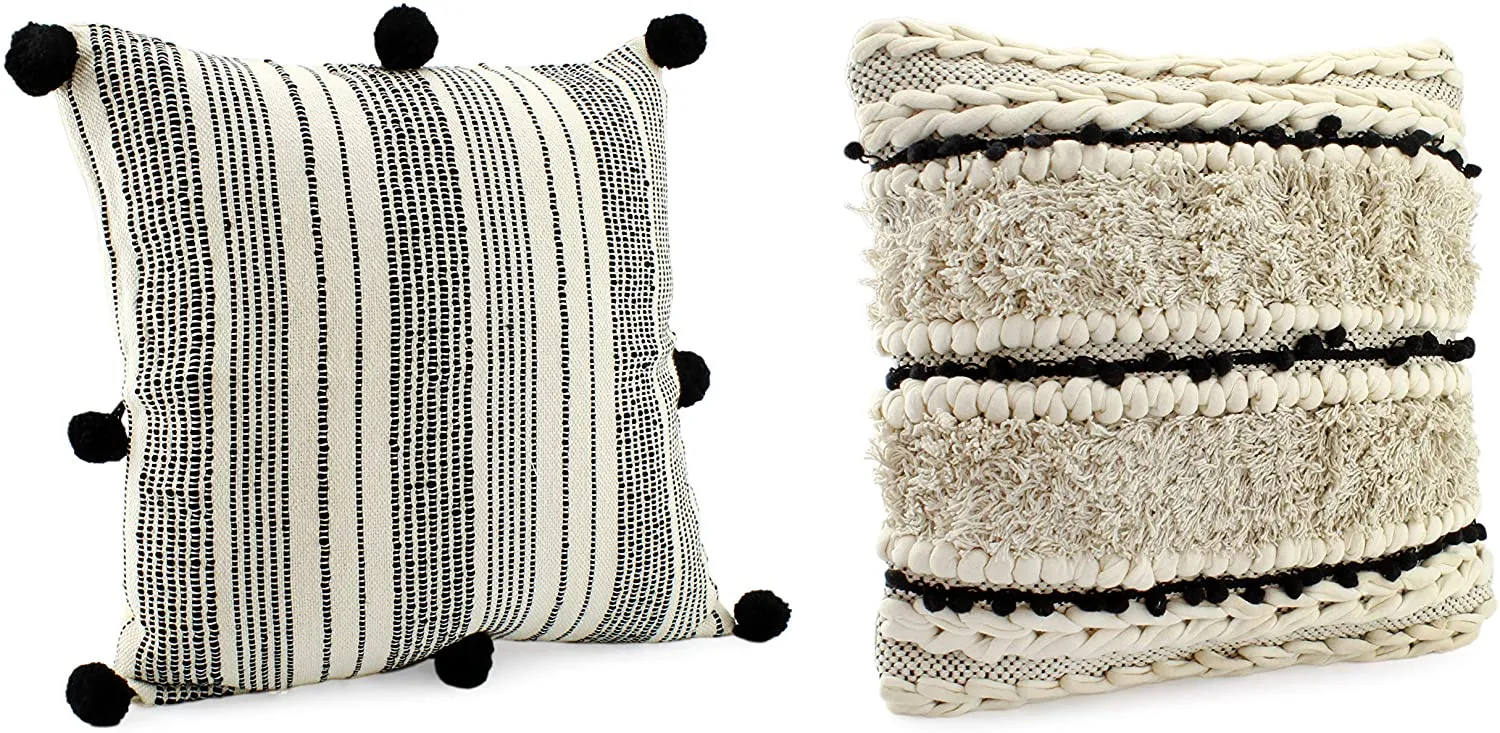 Boho Farmhouse Throw Pillow Covers (Case of 25 Sets)