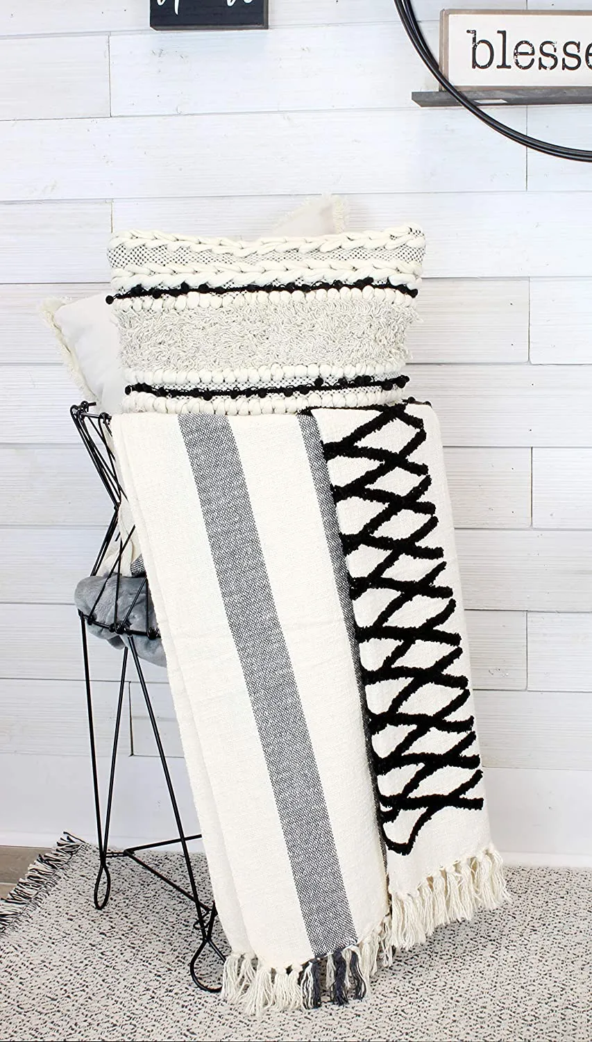 Boho Farmhouse Throw Pillow Covers (Case of 25 Sets)