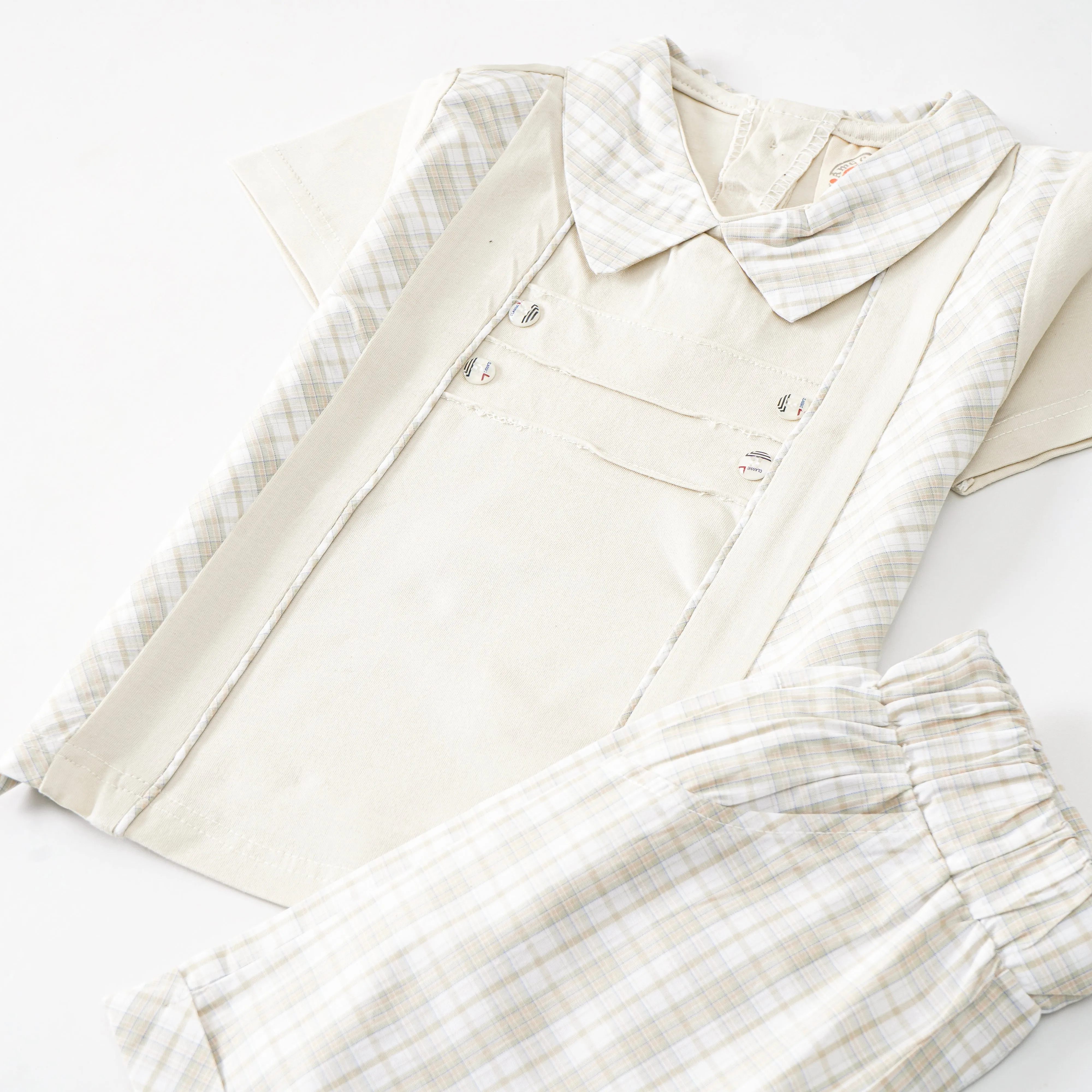 Boys Half Sleeves 2 Piece Suit (2324)