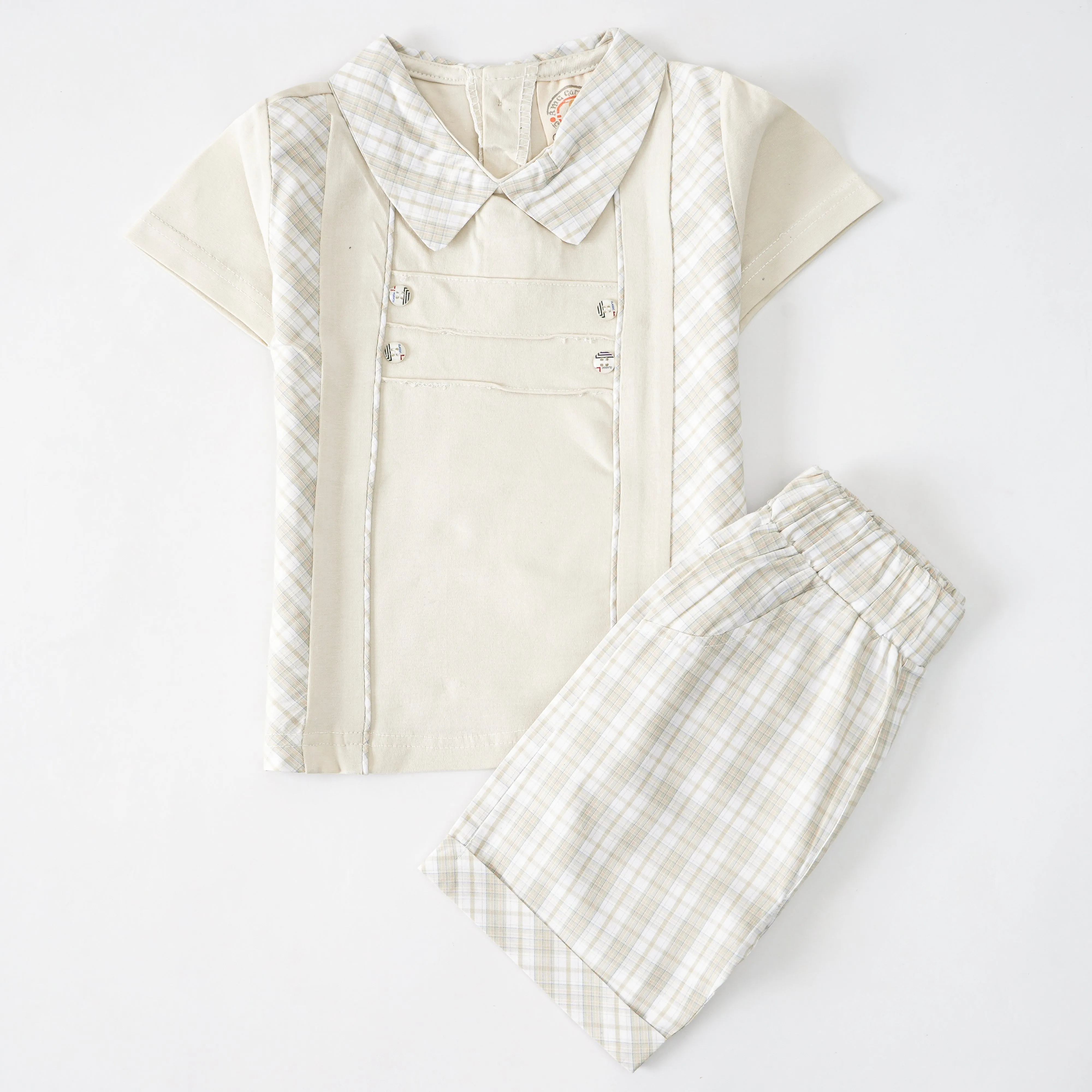 Boys Half Sleeves 2 Piece Suit (2324)