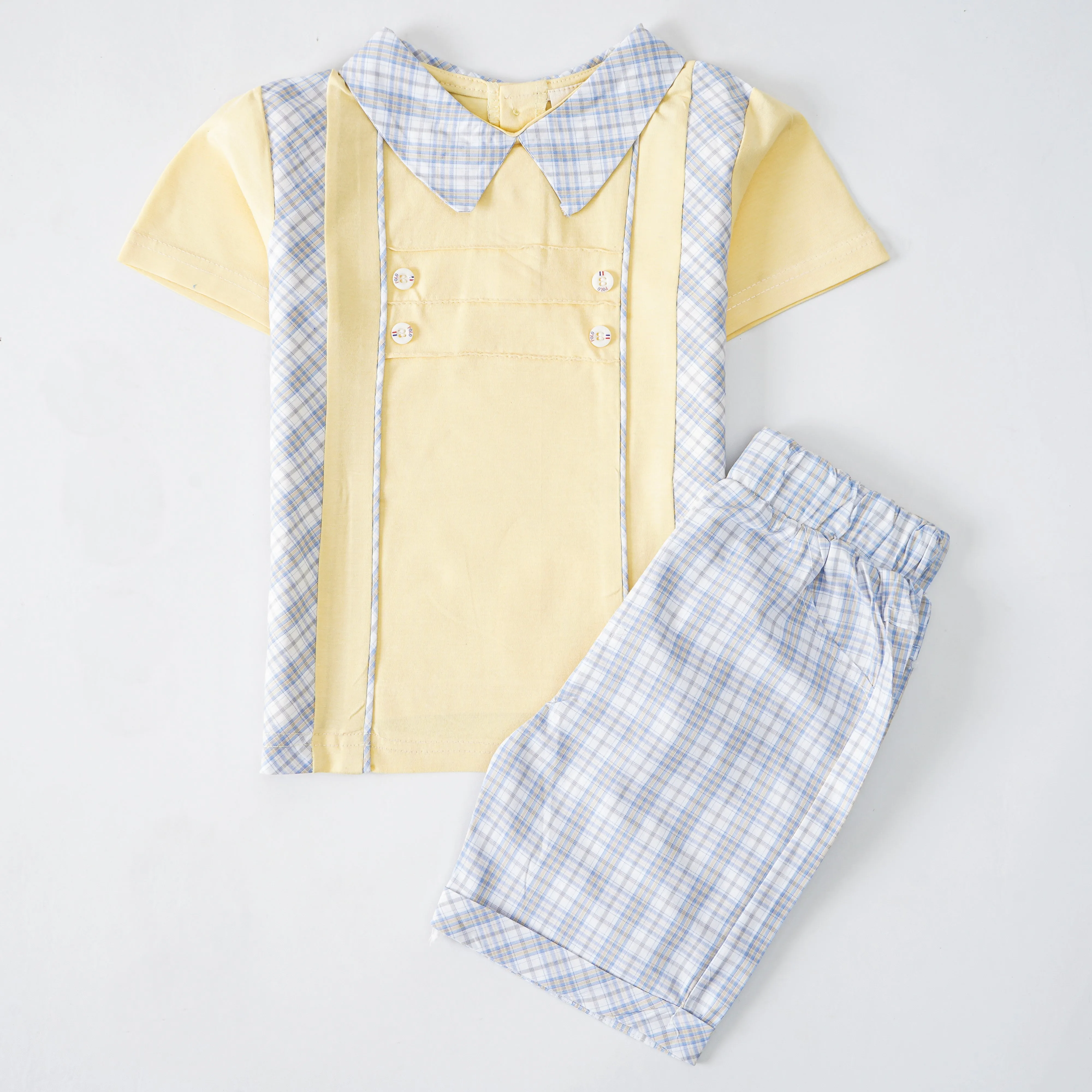 Boys Half Sleeves 2 Piece Suit (2324)
