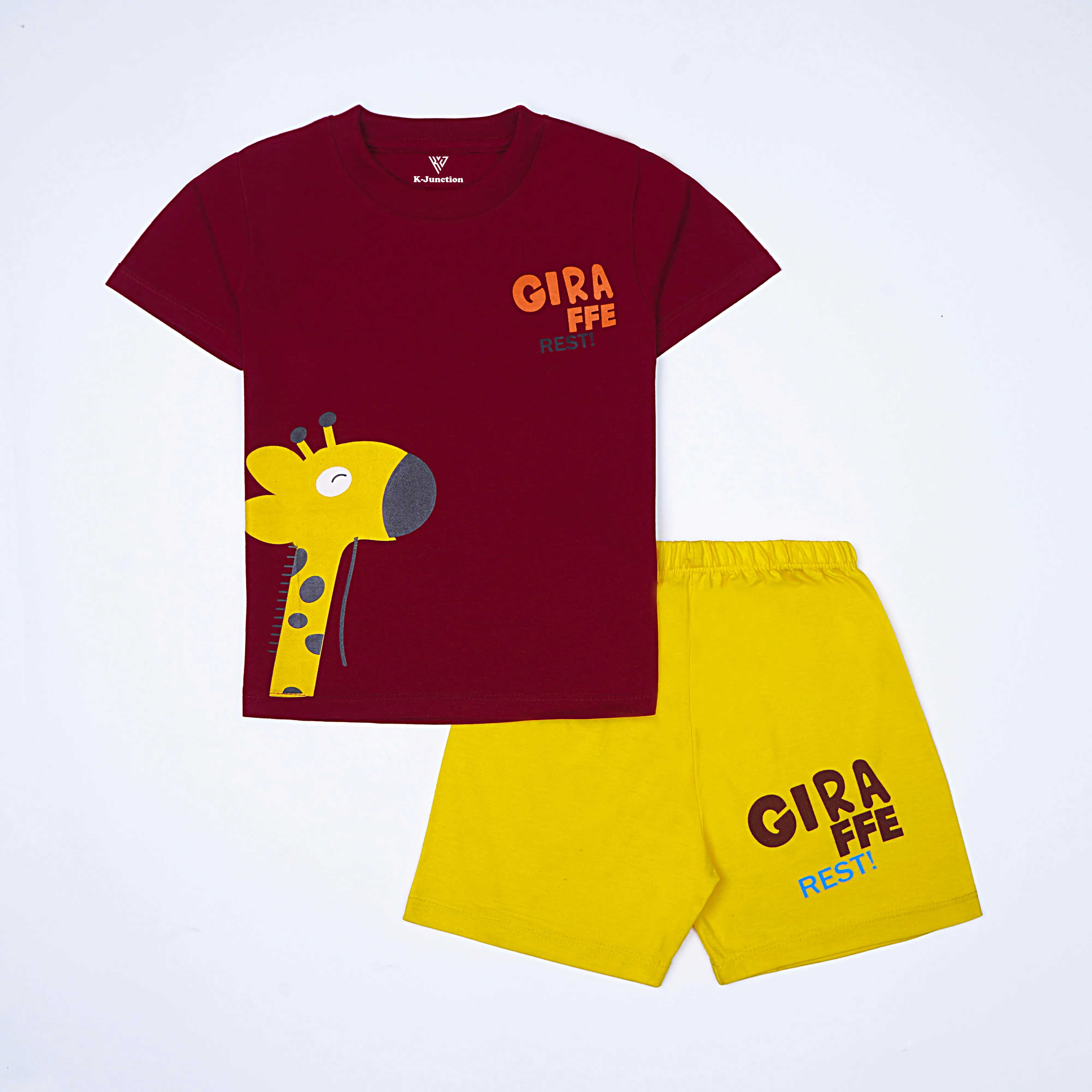 Boys Half Sleeves 2 Piece Suit