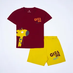 Boys Half Sleeves 2 Piece Suit