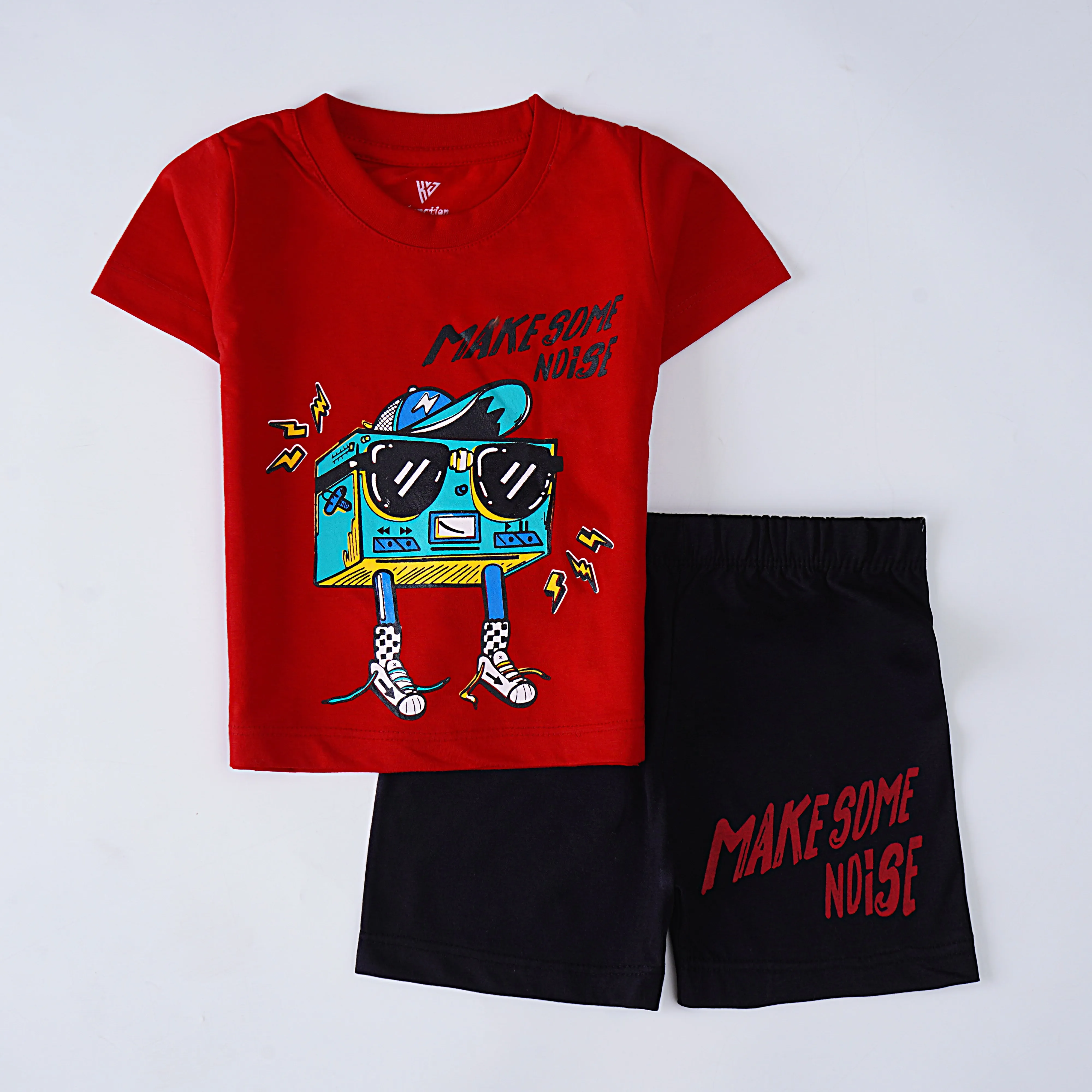 Boys Half Sleeves 2 Piece Suit