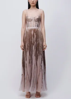 Brielle Bustier Gown (Blush)