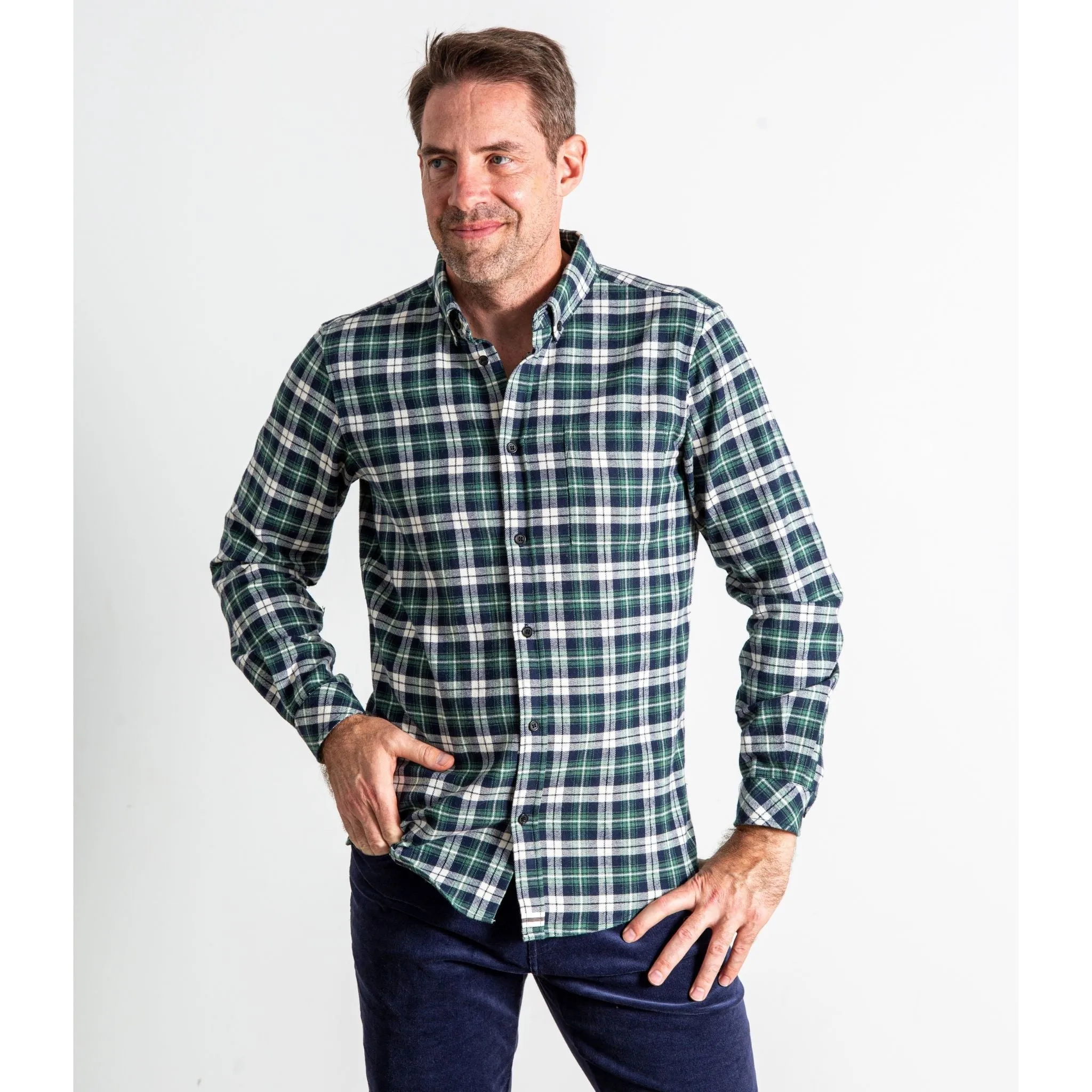 Brighton Long Sleeve Flannel Shirt