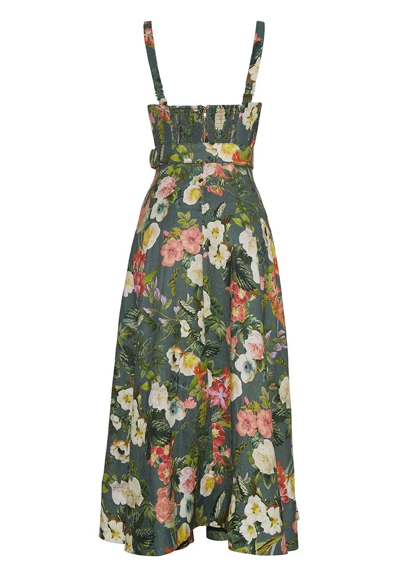 Calypso Dress (Olive Kingston Floral)