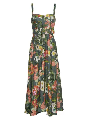 Calypso Dress (Olive Kingston Floral)