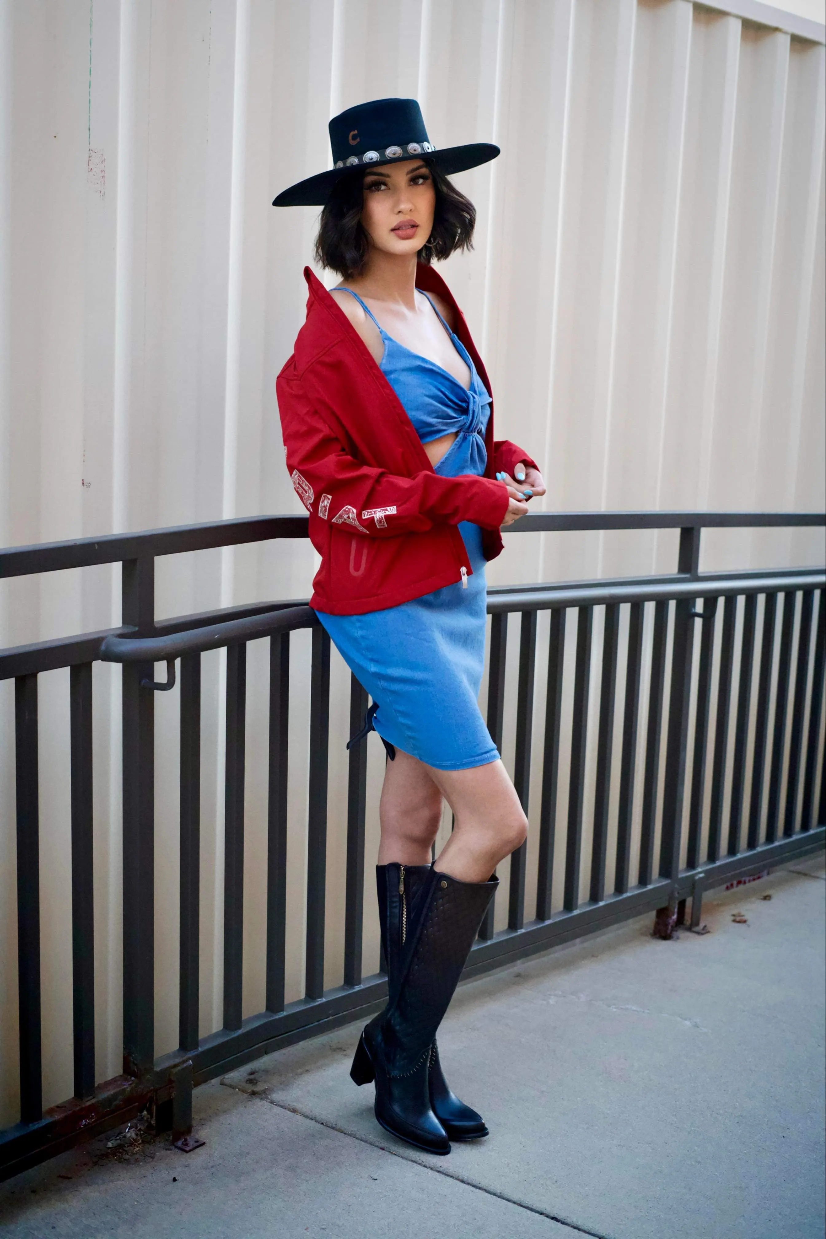 Casandra Light Denim Dress
