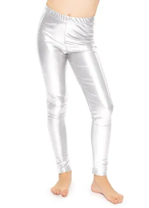 Childrens  Metallic Leggings