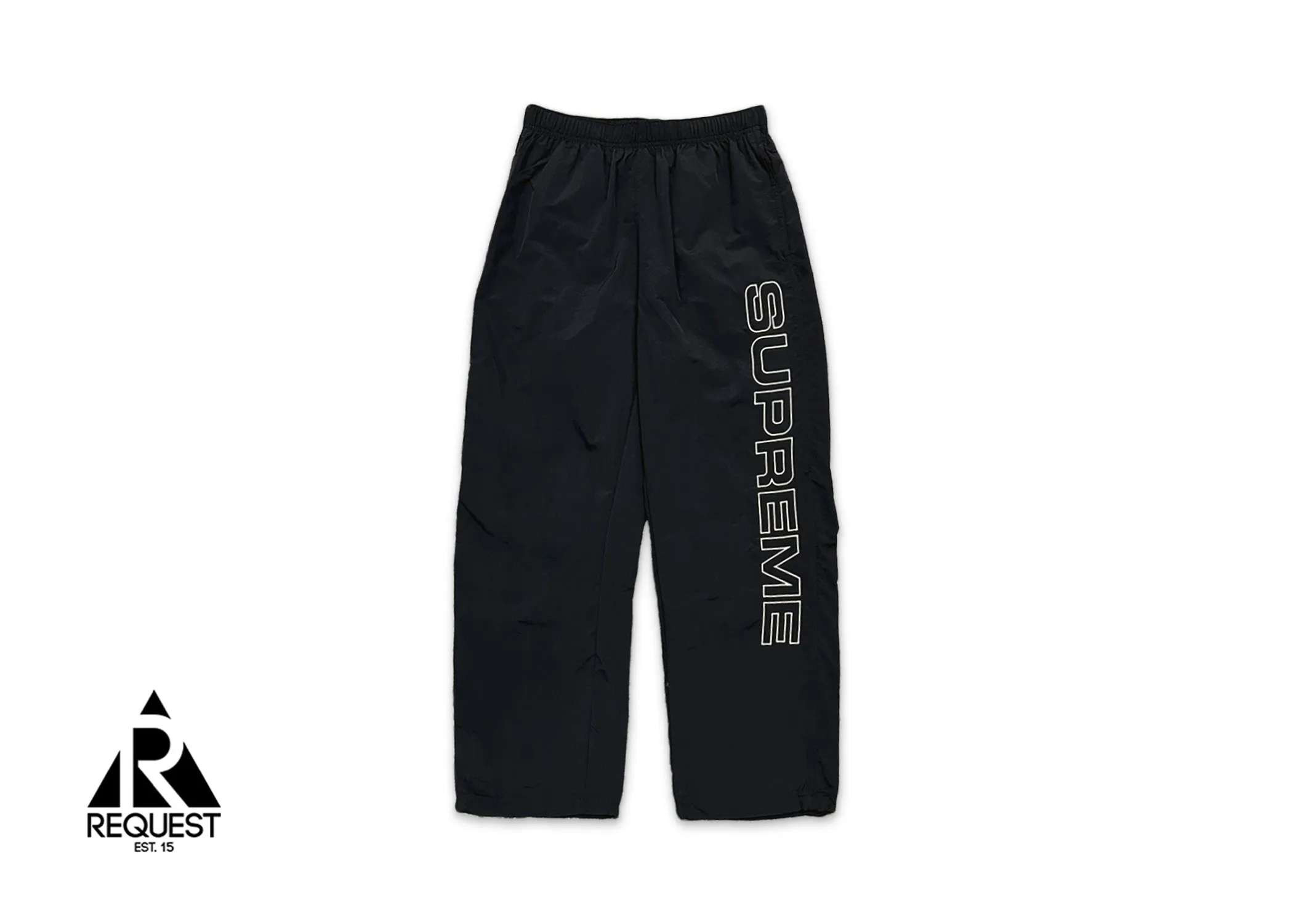Embroidered Logo Track Pants "Black"