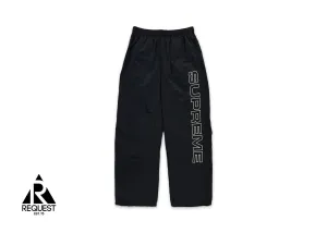 Embroidered Logo Track Pants "Black"