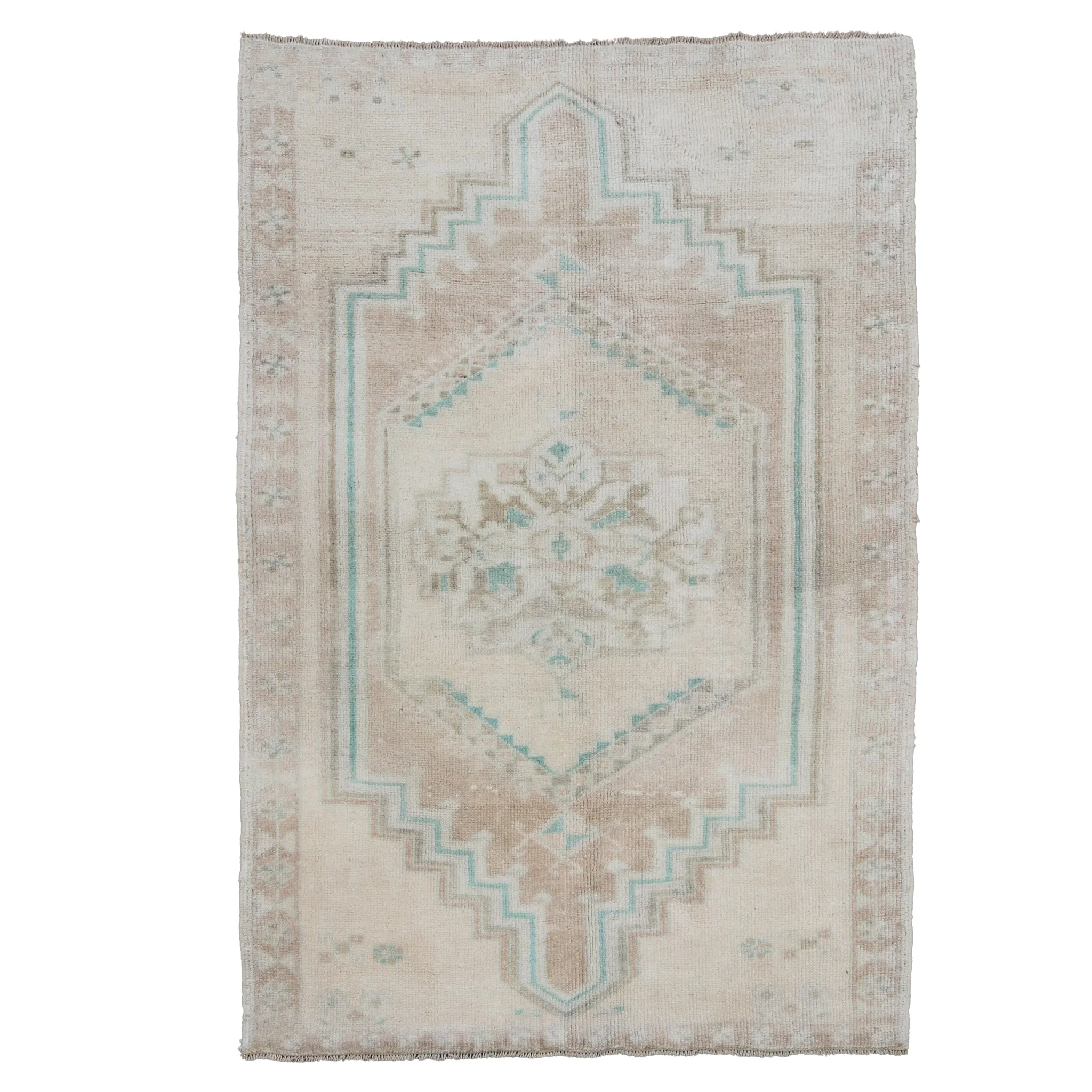 ER12 Handwoven Vintage Rug 3'4x6'2
