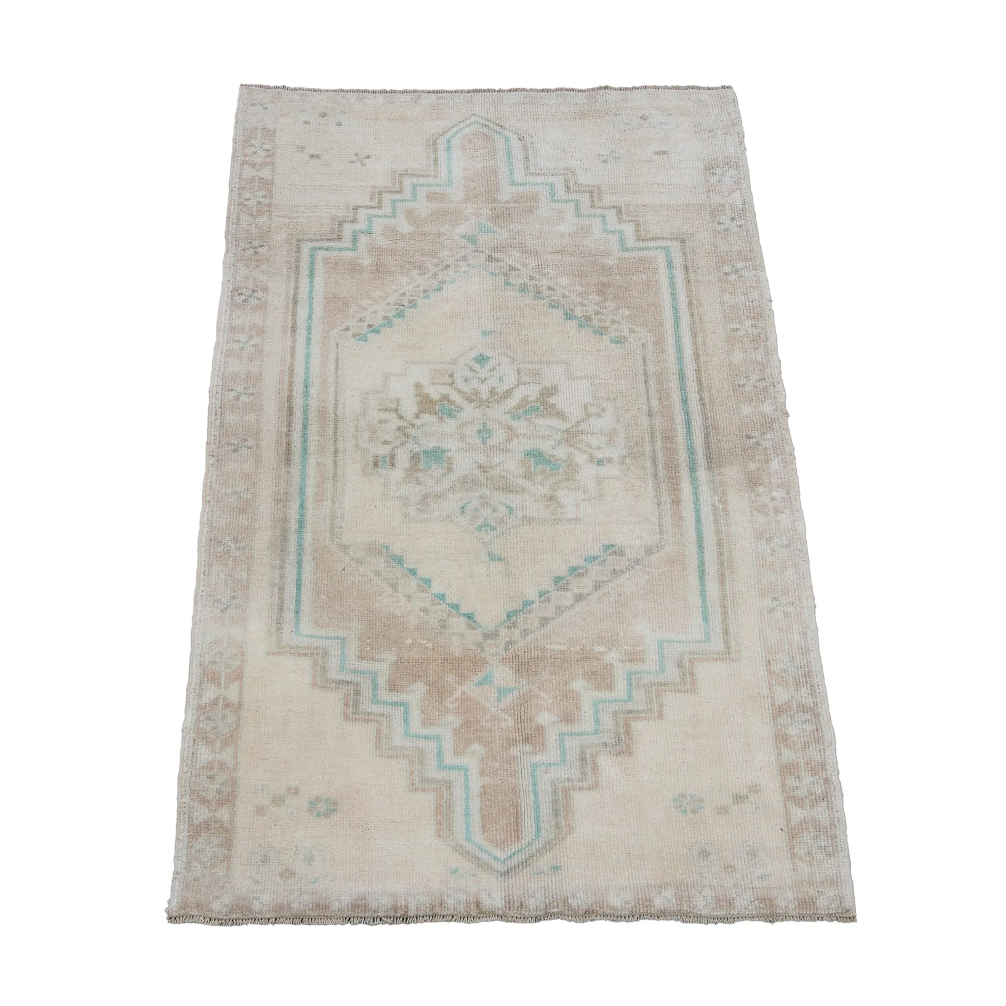 ER12 Handwoven Vintage Rug 3'4x6'2