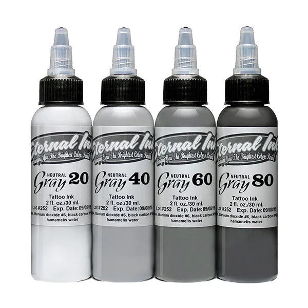 Eternal Ink Neutral Gray Set - 1oz (30Ml)
