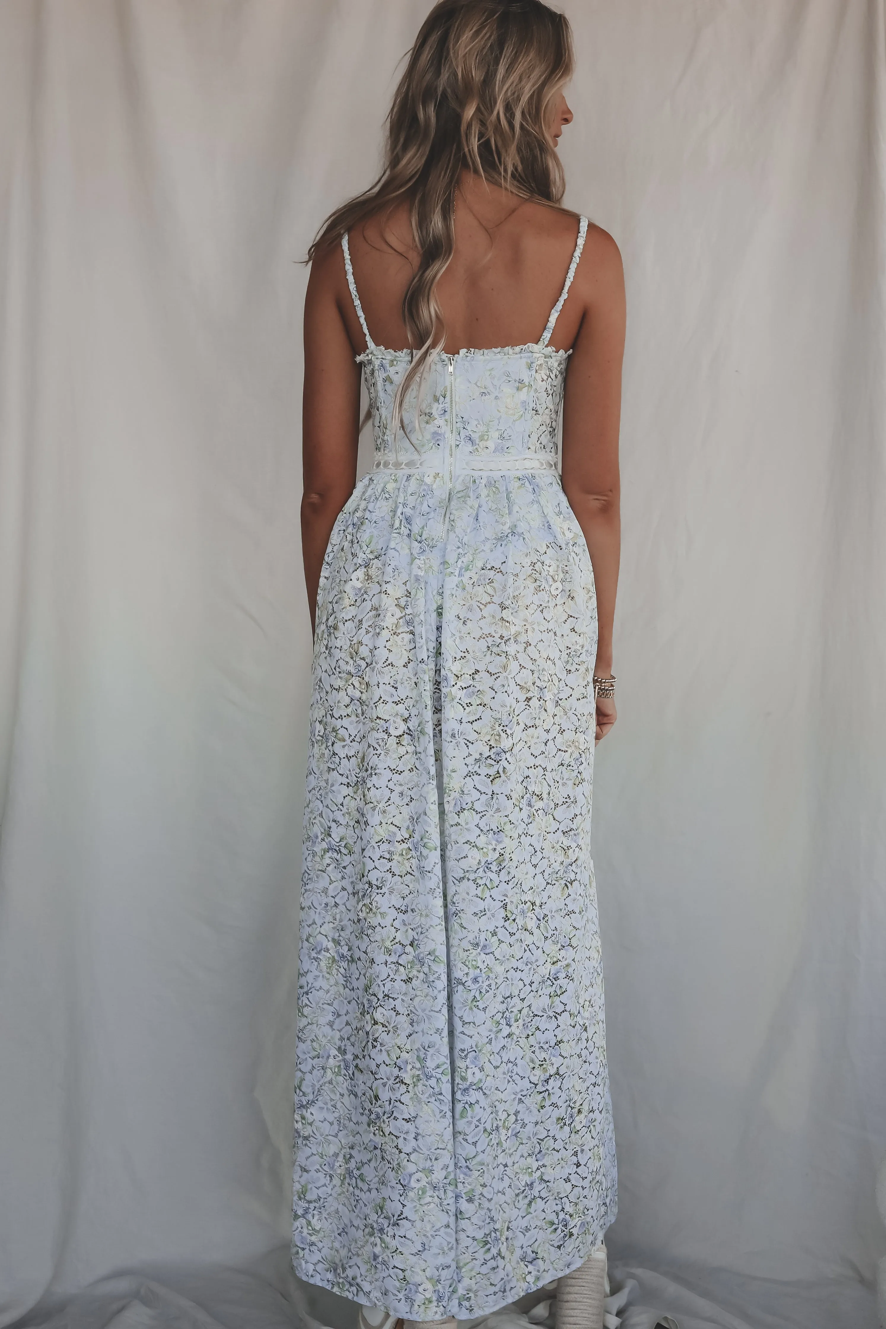 FOR LOVE & LEMONS DRESS Cecelia Lace Maxi Dress