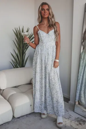 FOR LOVE & LEMONS DRESS Cecelia Lace Maxi Dress