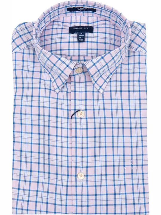 GANT Cali Pink Tech Prep Oxford Plaid Button Down Shirt 3016330 Size M NWT