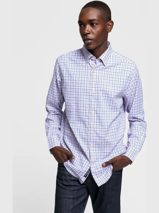 GANT Cali Pink Tech Prep Oxford Plaid Button Down Shirt 3016330 Size M NWT