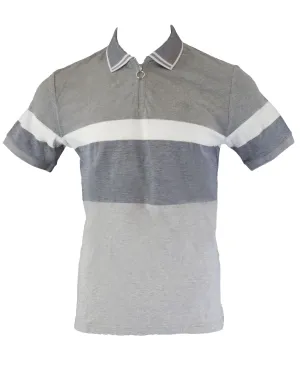 GANT Men's Grey Oxford Half Zip Pique Rugger 252319 Size M $115 NWT