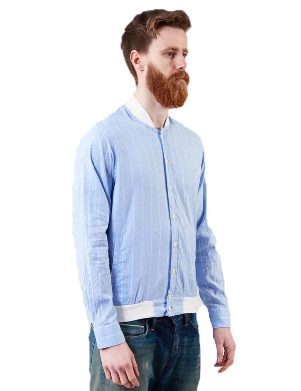 GANT Men's  Sea Blue Windblown Oxford Shirt Blouson 348080 Size Medium NWT