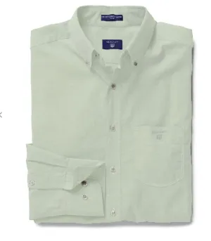 GANT Pale Jasmine Tee-off Comfort Oxford Fitted Button Down Shirt 362232 Size M