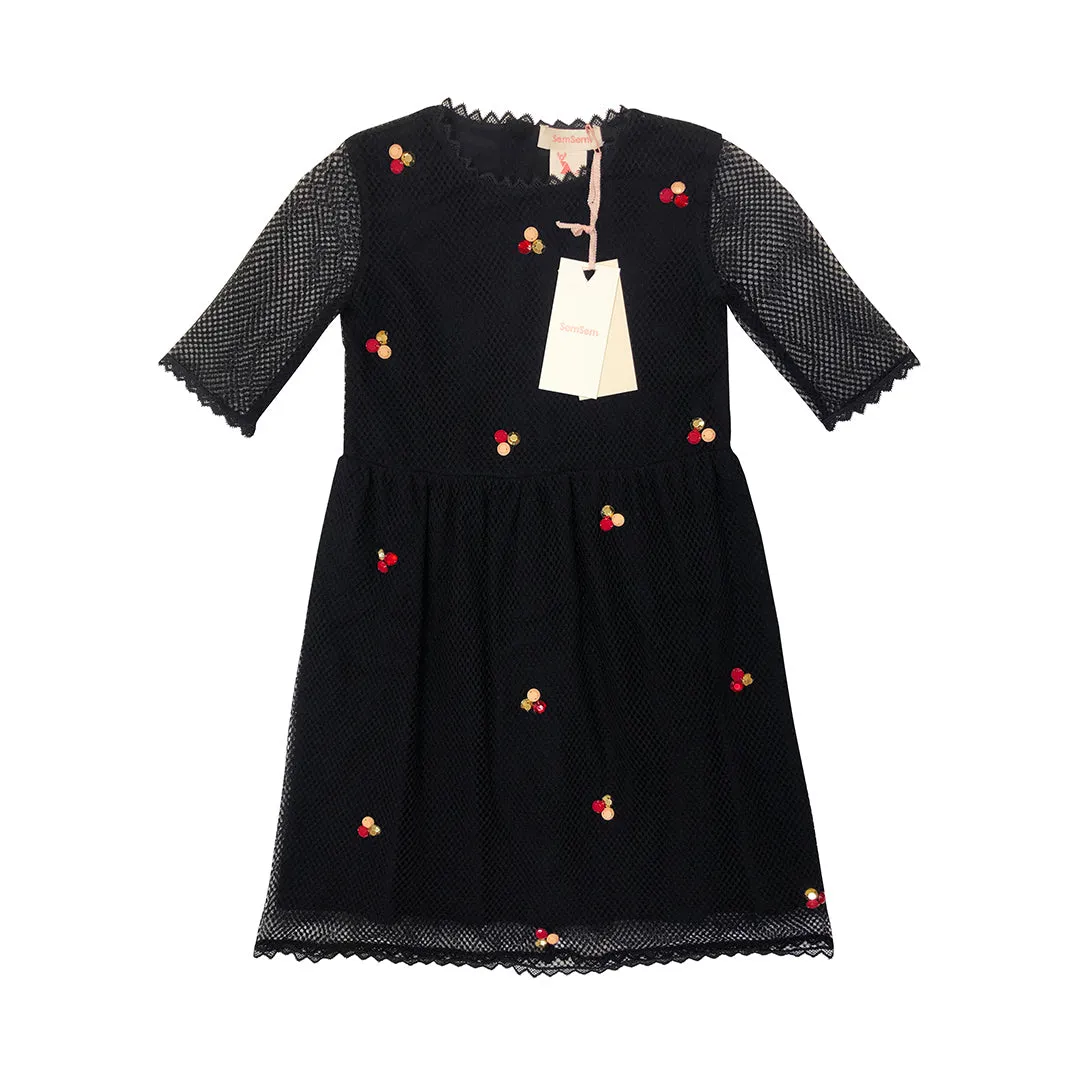 Girls Hend Dress - Black