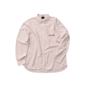 Goodies Sportive - Heritage Oxford Shirt - Burgundy/Ecru