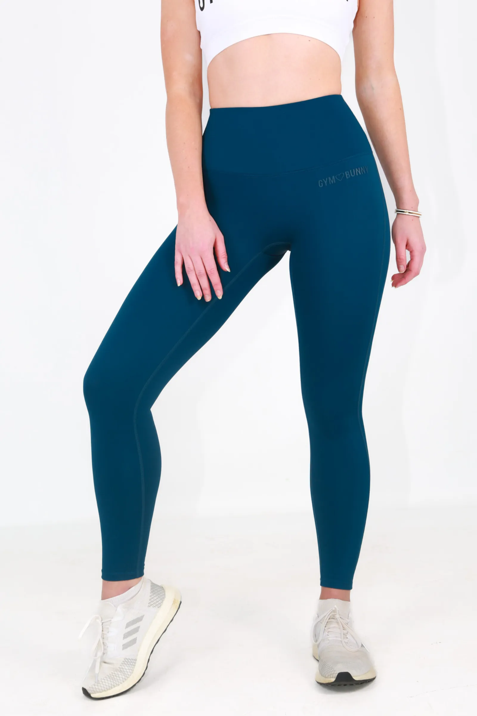 Gym Bunny Flex Leggings- Cadet Blue
