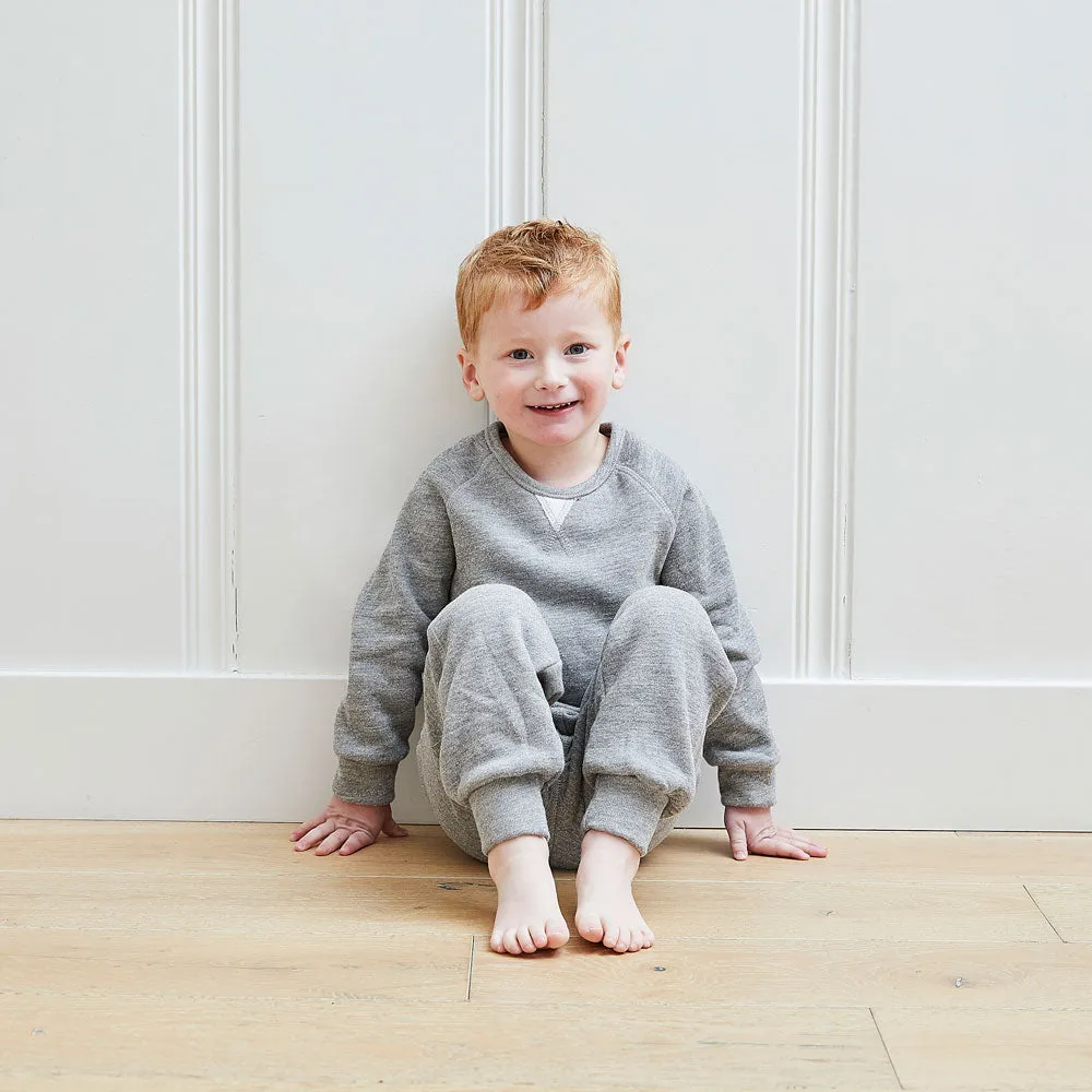 Heathered Vintage Sherpa Sweatshirt and Sweatpant Sets