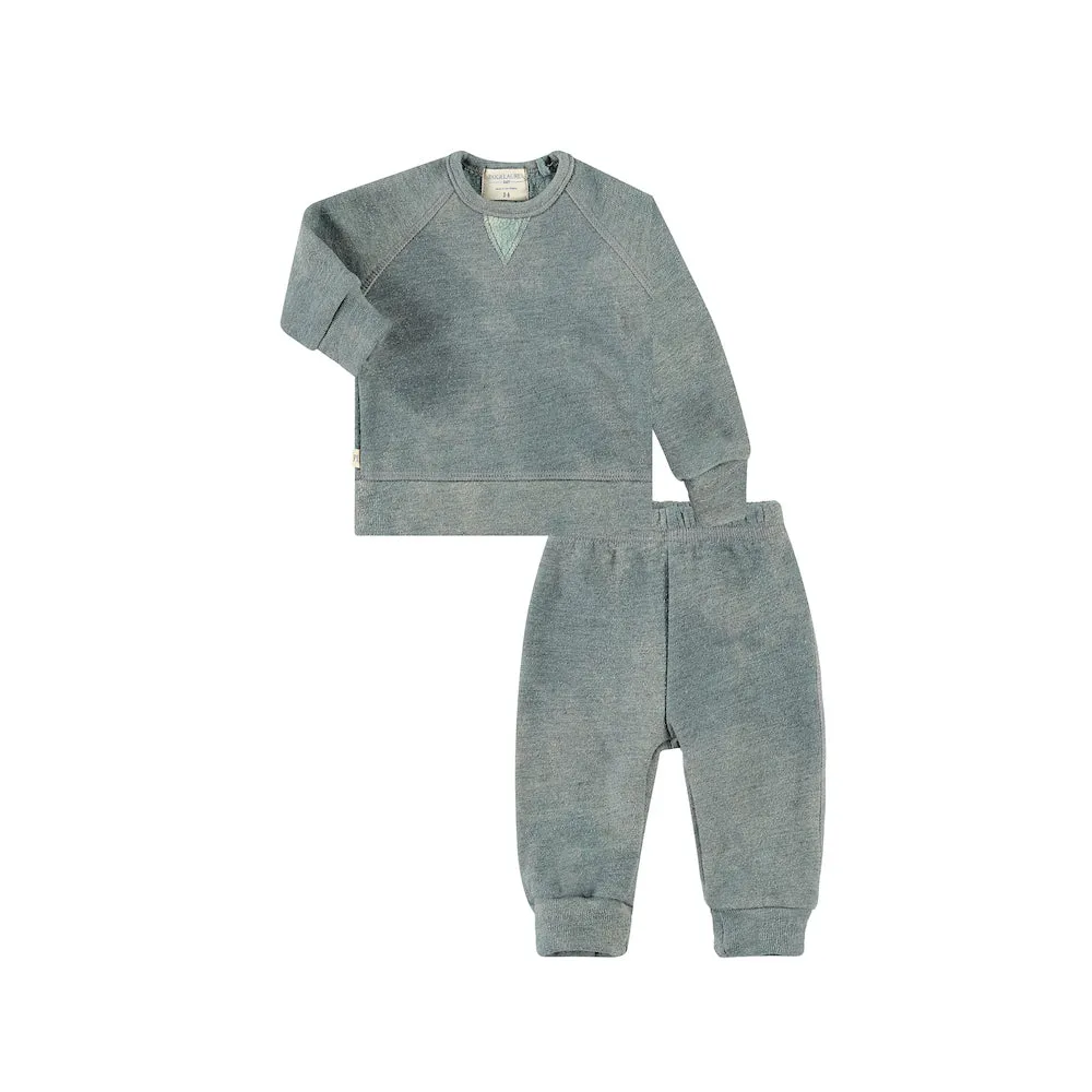 Heathered Vintage Sherpa Sweatshirt and Sweatpant Sets