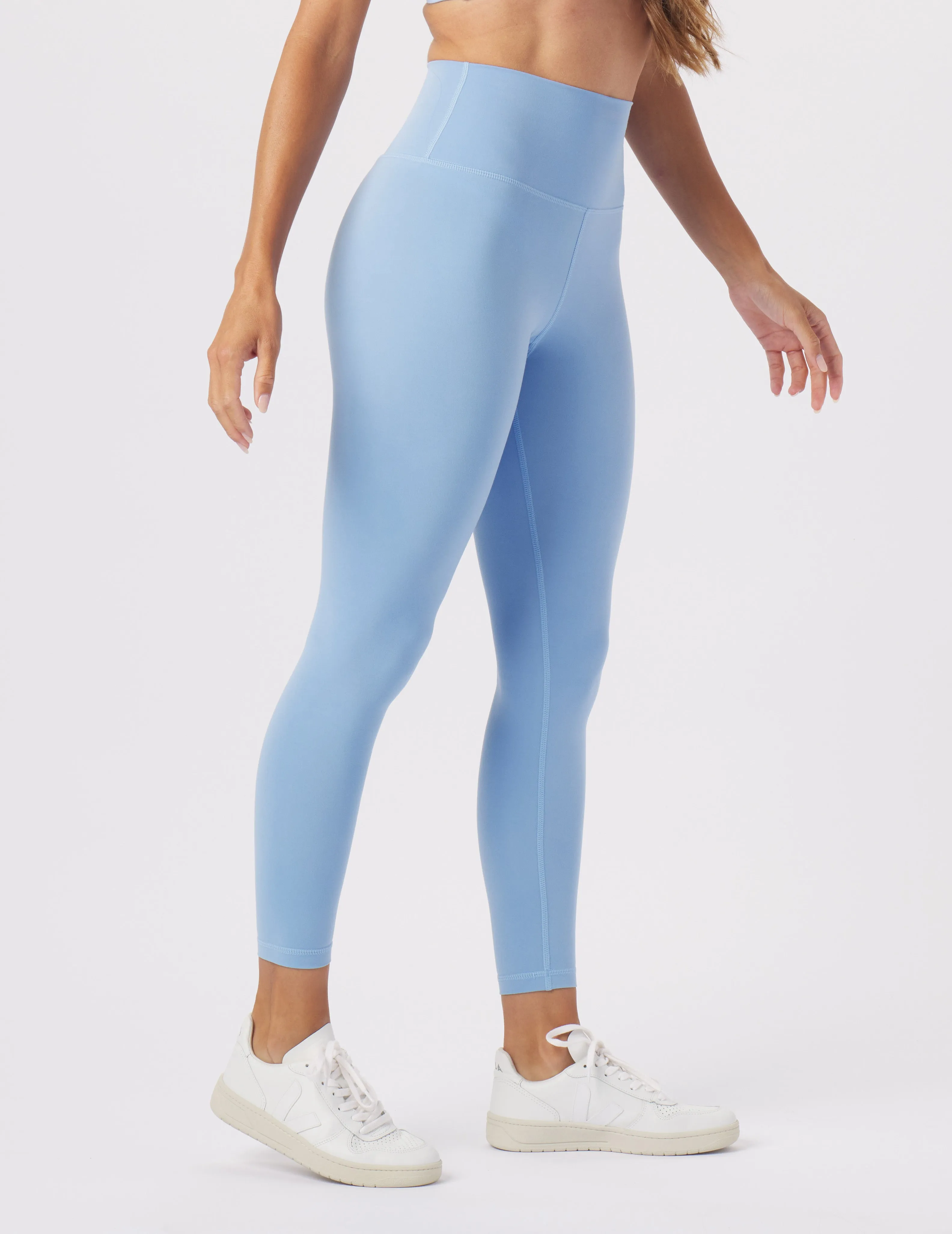 High Waist Pure 7/8: Ice Blue