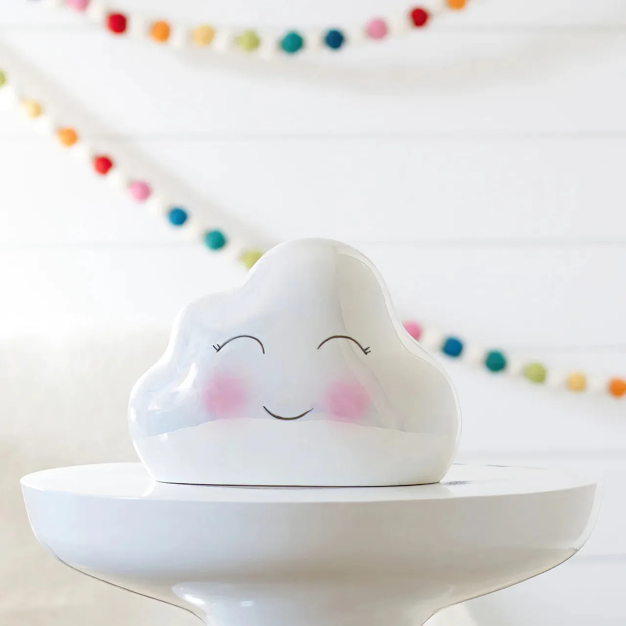 Iridescent Cloud Ceramic Bank