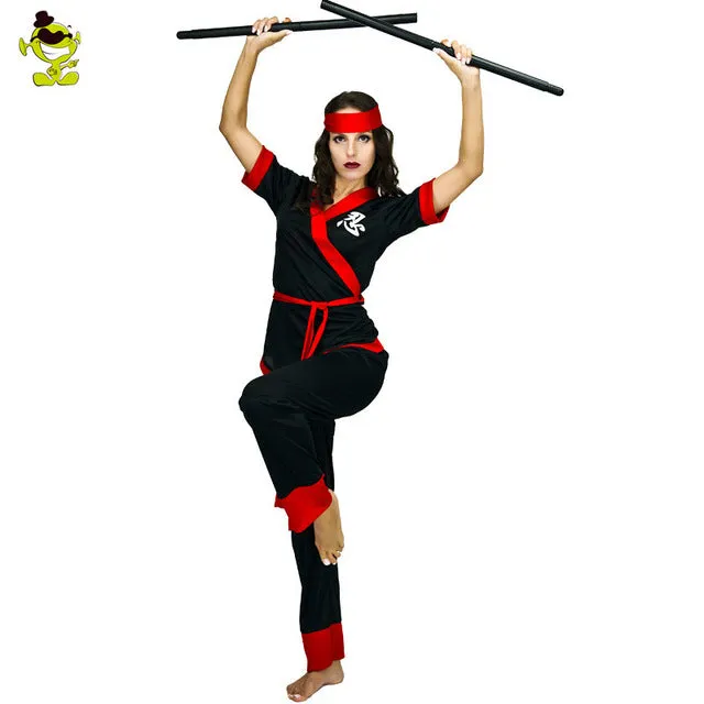 Japanese Classic Ninja Costumes Halloween Costume Female Models Black Ninja Costume Cosplay Dress Cool Man Suits Couple Dress