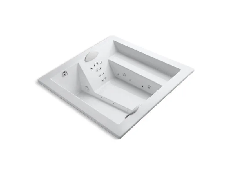 KOHLER K-1111-VLN Consonance 69" x 69" drop-in whirlpool with BodyMassage(TM) backjet