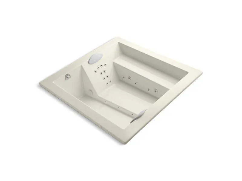 KOHLER K-1111-VLN Consonance 69" x 69" drop-in whirlpool with BodyMassage(TM) backjet
