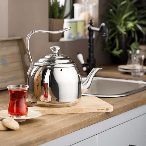 Korkmaz 3.5 Litre Droppa Tea Pot A055